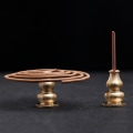 Miniatyrbillede 4 af 8: Kobber hejs metal røgelse bakke røgelse multifunktionel aromat