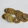 Pikkukuva 4 / 6: 10 kpl Feng Shui -kolikkoa 1.00\" 2.5cm Onnen Kolikko I Ching S