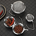 Miniatyrbillede 5 af 8: Rustfri Tea Infuser Sphere Locking Spice Tea Ball Strainer Me M