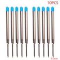 Miniatyrbillede 1 af 5: 10 stk 0,5 mm G2 Metal Rulle Kuglepen Refill Medium Nib 1