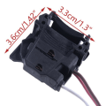 Miniatyrbillede 6 af 6: Sort Bil H7 Nærlys Lygte Forlygte Pæreholder Adapter Harnes