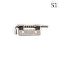Miniatyrbilde 1 av 8: 1 stk 304 rustfritt stål lastet hengsel sikkerhetsfjærbolt Barre S Left