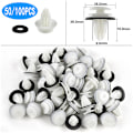 Miniatyrbilde 5 av 8: 50/100 stk Bildør Panel Clip M/Tetningsring Auto Holder Rask 50PCS