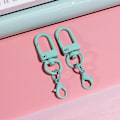 Miniatyrbilde 7 av 8: 10 stk Farge nøkkelring anheng med hummerspenner Hundespenne nøkkel Ri 10Pcs Random Color