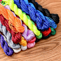 Pikkukuva 3 / 8: 24 metriä 1,0 mm nylon, punottu naru Tee itse Tupsut B Red