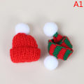 Pikkukuva 1 / 8: 2kpl Xmas Mini Huivi Hattu Koriste Nukke Vaatteet Asusteet Joulu A1