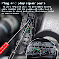 Miniatyrbillede 4 af 7: 1 par Universal Multimeter Test Probe Tip Testledningsforlænger Black
