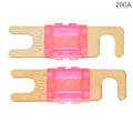 Miniatyrbillede 1 af 8: 2 stk forgyldt stud bilsikringer mini bil eller sikring 20A-200A 32V Au 200A