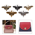 Miniatyrbilde 2 av 5: Metal Bee Form Turn Lock Retro Bag Lås Hardware Craft Bag Ancient gold