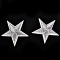 Pikkukuva 6 / 8: 10 kpl Silver Stars Brodeeratut merkit, silitettävät laastarit Motif App
