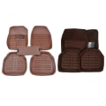 Miniatyrbilde 4 av 5: 5 stk Auto Gulvmatter Fot Tepper Tepper Bil Styling For Duster Black