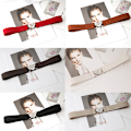 Miniatyrbilde 4 av 5: Elastiske belter Love Heart Metal Spenne Midje Kjole Genser Dekor Black