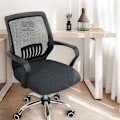 Miniatyrbillede 8 af 8: Spandex Elasticitet Kontor Stretch Computer Stolbetræk Anti-du Light gray