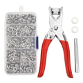 Miniatyrbillede 4 af 5: Sæt Snap Fasteners Kit Tool Metal Snap Buttons Ringe med Fast A