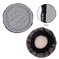 Pikkukuva 5 / 8: Pieni reikäinen musta elastinen mesh Snood Hair Net Nump Cover pallolle A