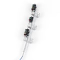Miniatyrbillede 1 af 5: 1:87 Model Tog Traffic Light 3V/12V til Train Railway ama Gaug Black