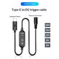 Miniatyrbillede 4 af 8: Type C til DC Power Boost Kabel 5V-20V Boost Line 8 Adaptere Til