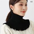 Miniatyrbild 1 av 5: Varm stickad krage ylle dam turtleneck stickad False Col A3