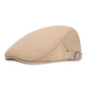 Miniatyrbilde 1 av 7: 1 Stk Herre Casual Hat Berets Caps Cabbie Flat Cap Pustende Mes Beige