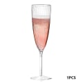 Miniatyrbillede 1 af 8: 1/8 STK Plast Champagne Glas Flutes Engangs bryllupsfest 1PCS