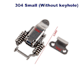 Miniatyrbilde 1 av 5: Rustfritt stål 304 Spring Hasp Toolbox Toggle Låser Lås Har A3