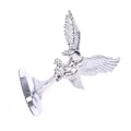 Miniatyrbilde 5 av 5: Bilfrontdeksel Krom panserdekorasjonsmerke 3D-emblem Angel Ea
