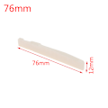 Miniatyrbillede 1 af 5: Real Bone Bridge-sadel til folke-akustisk guitar 76MM