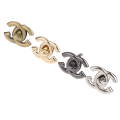 Pikkukuva 4 / 8: Metallinen Clasp Turn Lock Twist lukot tee-se-itse käsilaukulle Craft Bag Pur A