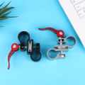 Miniatyrbilde 6 av 8: 1 Stk Fiskestol Paraply Clip Bracket Justerbar Paraply Bas Silver
