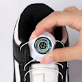 Miniatyrbilde 4 av 8: Metal Wire Swivel Automatisk Spenne Tau Sneaker Shoe Laces No Ti A2