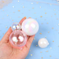 Miniatyrbillede 4 af 5: 4 stk Farverige klare bolde Cake Toppers Bolde Cupcake Cake Inser Transparent