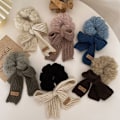 Pikkukuva 3 / 5: Uudet Scrunchie Naisten Lämpimät hiukset Scrunchie Talvineulotut hiussiteet D