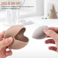 Pikkukuva 2 / 8: Meikkisienipidike Ympäristöystävällinen silikoni Multireikäinen Beauty Ble Khaki