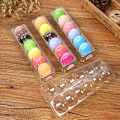 Miniatyrbillede 2 af 5: 5 STK aron PET Cookie Emballageæsker Hjem Dessert Shop Papir C