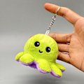 Pikkukuva 1 / 8: Mini Octopus ja Pehmo Doll Reverse Toy Avaimenperä Kawaii Fluffy St A6