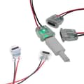 Miniatyrbild 2 av 8: 5/10 st honkontakter transparent 2-stifts USB Type-C med LED B 5pcs