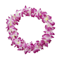 Miniatyrbilde 5 av 6: Hawaiianske Leis Simulerte Silkeblomster Leis Dansefest Fancy Dres Red