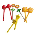 Miniatyrbilde 3 av 7: 8 stk Happy Mary Fruit Gaffel Grade Cartoon Kid Cake Frukt Toothp