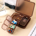Pikkukuva 2 / 8: 7Grids Pill Box Tablet Container Travel Organizer Case Lääketiede White