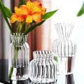 Miniatyrbillede 2 af 5: Gennemsigtige glasvaser til flaskeblomsterpotte Nordic Creative C