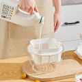 Miniatyrbilde 5 av 6: 1 stk gresk yoghurt sil med finmasket sil og lokk ost yoghurt