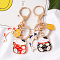 Pikkukuva 3 / 8: Fortune Cat avaimenperät Koi Fish Riipus avaimenperä Lovely Key Rin Red