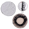 Miniatyrbillede 4 af 8: Lille hul sort elastisk mesh Snood hår Net Bun Cover til bold A