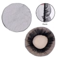 Pikkukuva 4 / 8: Pieni reikäinen musta elastinen mesh Snood Hair Net Nump Cover pallolle F