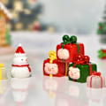 Miniatyrbilde 3 av 8: e Harpiks Julepynt Tegneserie Snømann Skrivebord Liten Pynt A8