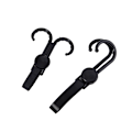 Miniatyrbillede 5 af 8: Sort Dobbelt Krog Baby Barnevogn Hanger Vogn Krog Fastgørelse Strol A1