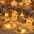 Miniatyrbillede 5 af 8: 1,5m 10 LED Julelysstreng Snemand Julemand Juletræ A2