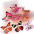 Pikkukuva 8 / 8: 10 kpl Magic Flying Butterflies -lelu taivaalla Kirjanmerkki 1