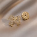 Miniatyrbild 2 av 5: Bowknot Solros Rhinestone Crystal Brosch Bröllopsklänning Bo C