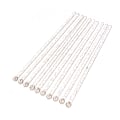 Miniatyrbilde 7 av 8: 10 stk Gull Glitter Plast Swizzle Sticks Krystallkake Cocktail 10Pcs